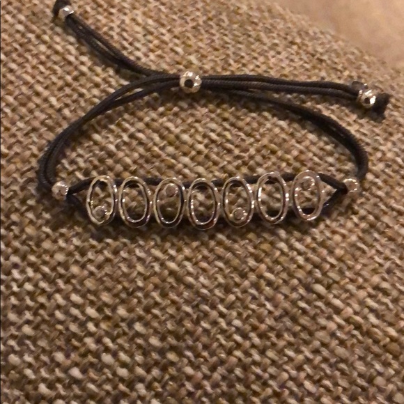 Unique Sterling Silver Cord Bracelet - Picture 2 of 5
